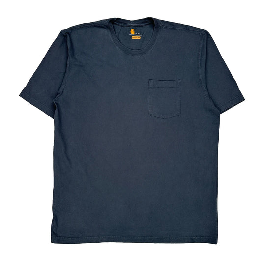 Carhartt T-Shirt - XL Navy Cotton