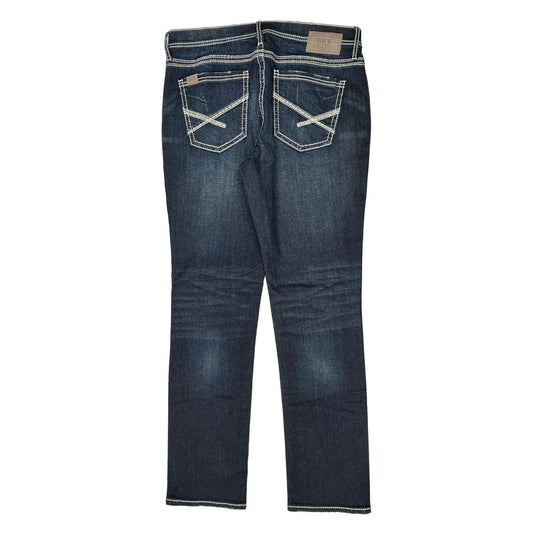 Bke Contrast Stitch Jeans - 36W 34L Dark Wash Denim