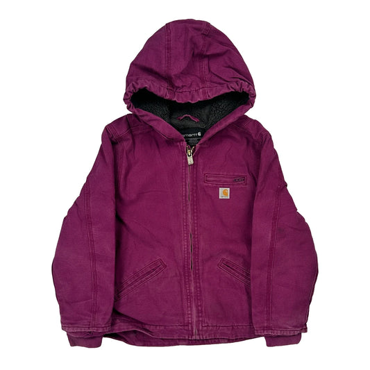 Age 6 Carhartt Jacket - XS Purple Cotton