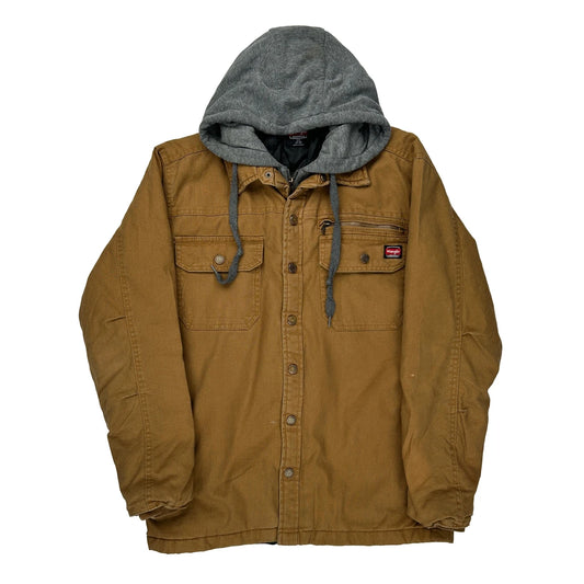 Wrangler Jacket - Small Brown Cotton