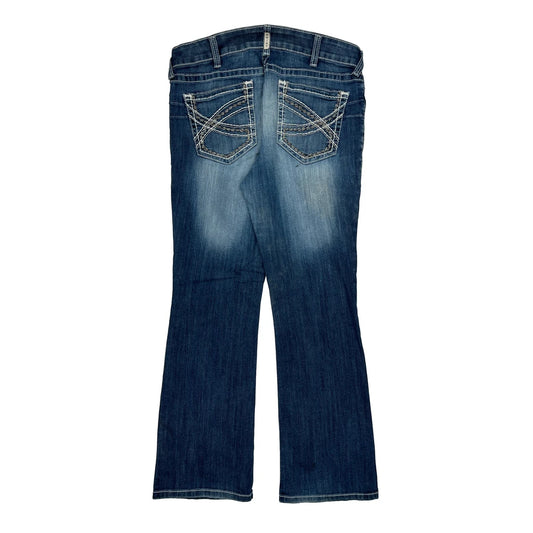 Ariat Boot Cut Jeans - 36W US 10 Blue Cotton