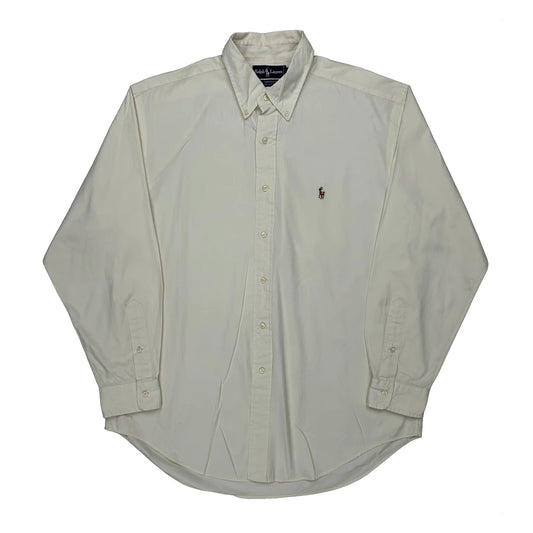 Ralph Lauren Shirt - Large Cream Cotton