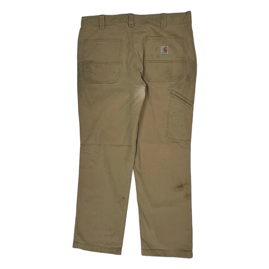 Carhartt Trousers - 36W 30L Khaki Cotton