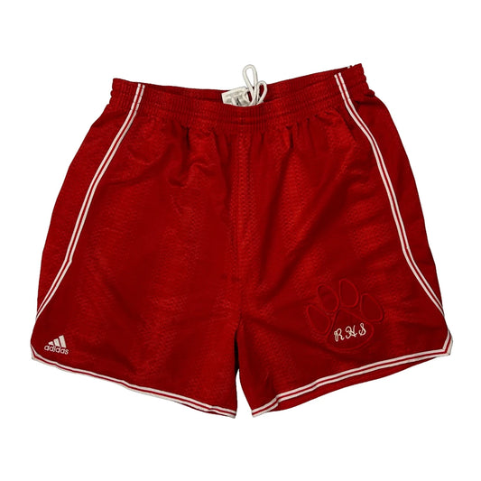 Vintage Rhs Adidas Sport Shorts - XL Red Polyester