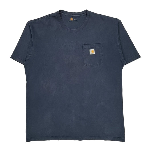Carhartt Tall T-Shirt - XL Blue Cotton