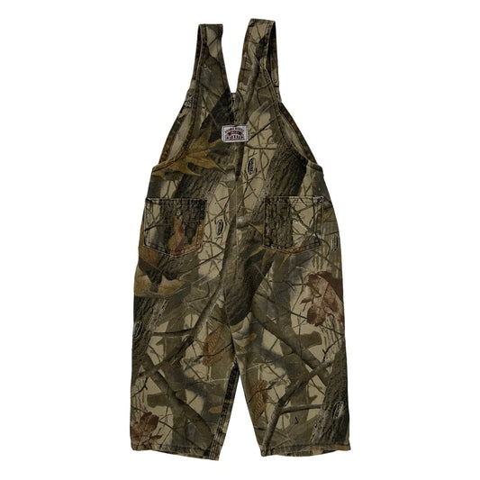 Vintage Age 2 Oshkosh Dungarees - 2XS Camo Polyester Blend