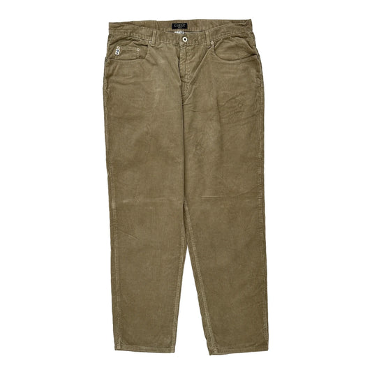 Guess Cord Trousers - 38″ Waist Beige Corduroy