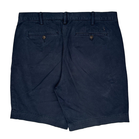 Polo By Ralph Lauren Chino Shorts - 36W 8L Navy Cotton
