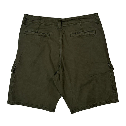 Wrangler Cargo Shorts - 32W 10L Green Cotton