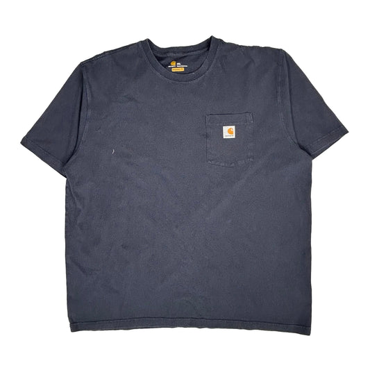 Carhartt T-Shirt - 2XL Navy Cotton