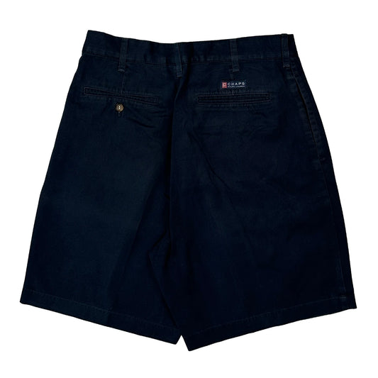 Chaps Ralph Lauren Chino Shorts - 33W 8L Navy Cotton