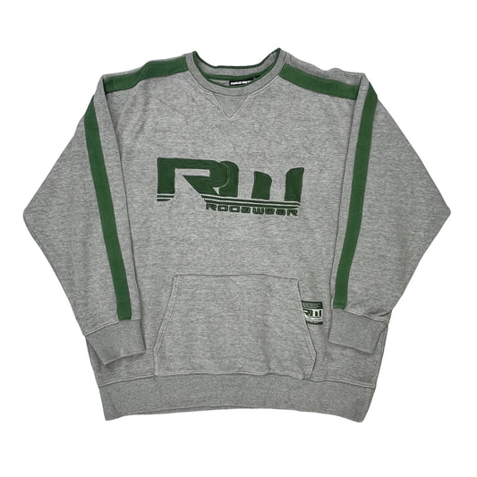 Rocawear Sweatshirt - Large Grey Cotton