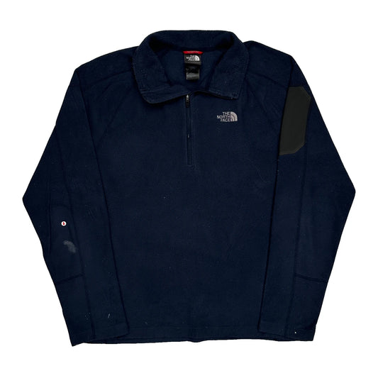 The North Face Fleece - Large Navy Polyester