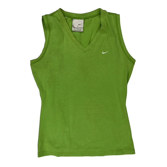 Nike Vest - Small Green Cotton