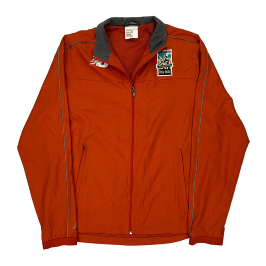 Chicago Marathon New Balance Graphic Windbreaker - Medium Orange Polyester