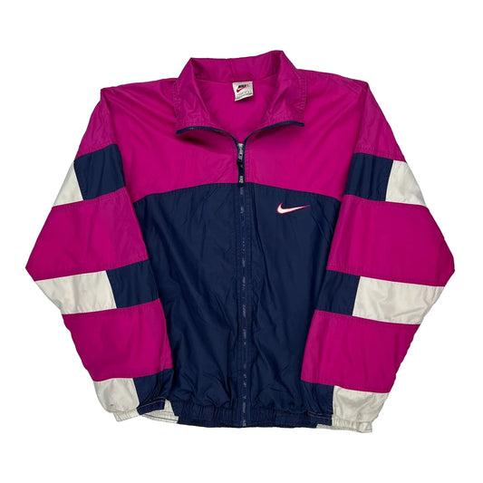 Nike Windbreaker - Large Navy Nylon