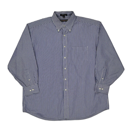 Tommy Hilfiger Striped Shirt - XL Blue Cotton