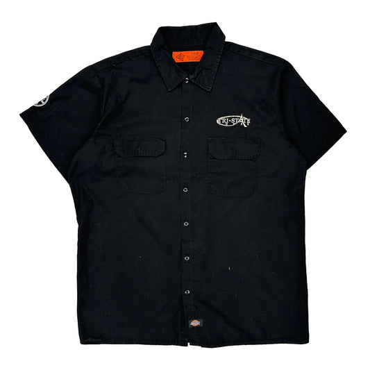 Tri-State Tower Dickies Short Sleeve Shirt - XL Black Cotton