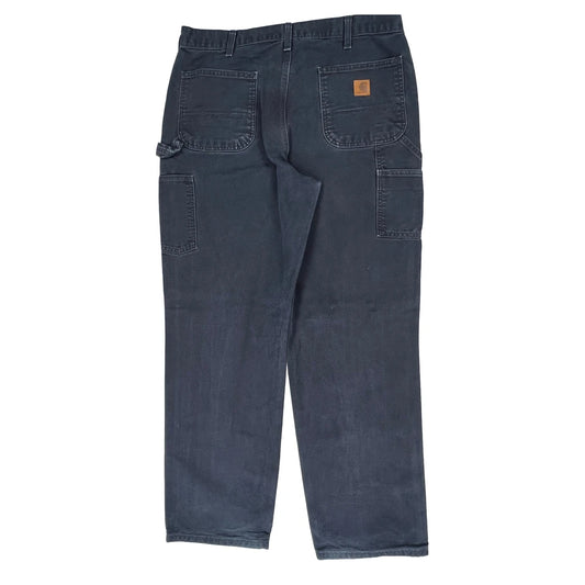 Carhartt Carpenter Trousers - 36W 34L Navy Cotton