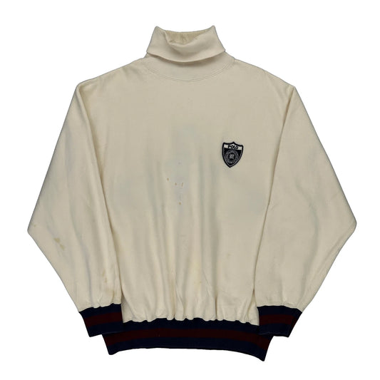 Polo By Ralph Lauren Jumper - XL Cream Cotton Blend