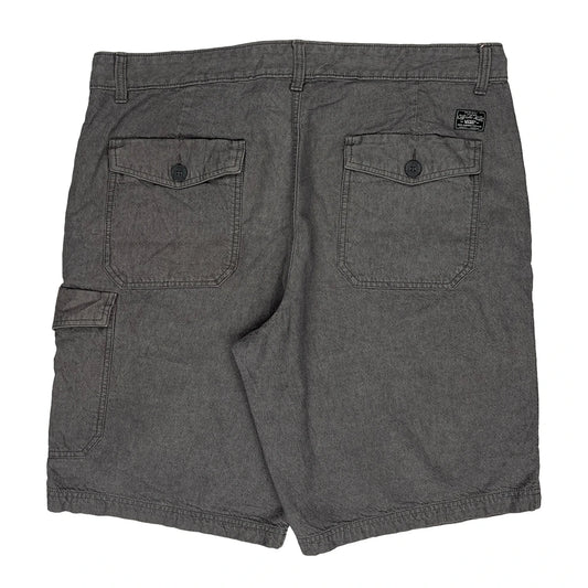 Vans Baggy Cargo Shorts - 38″ Waist Grey Cotton