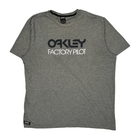 Oakley T-Shirt - 2XL Gray Cotton