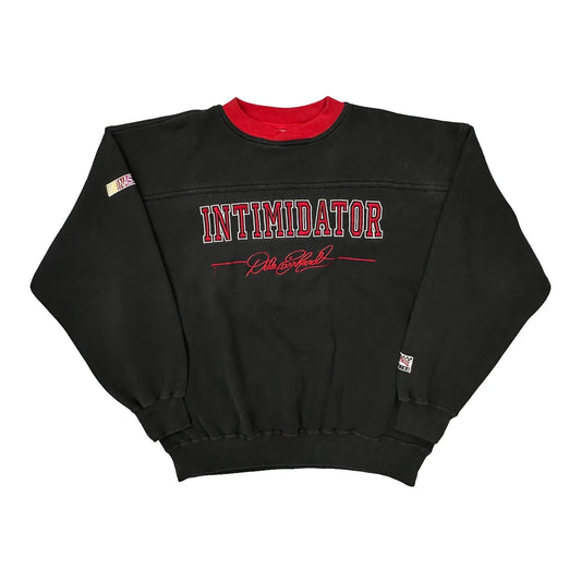 Intimidator Nutmeg Graphic Sweatshirt - Large Black Polyester Blend