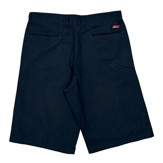 Dickies Baggy Shorts - 31W 11L Black Cotton