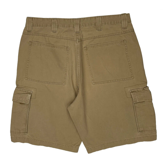 Wrangler Cargo Shorts - 35W 10L Khaki Cotton