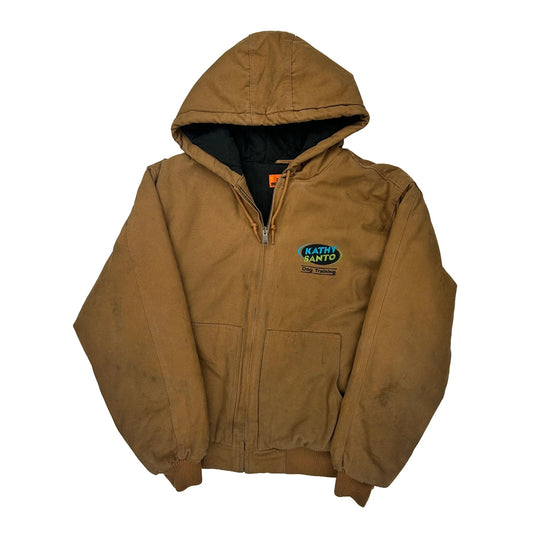 Dog Training Port Authority Graphic Jacket - Medium Brown Cotton