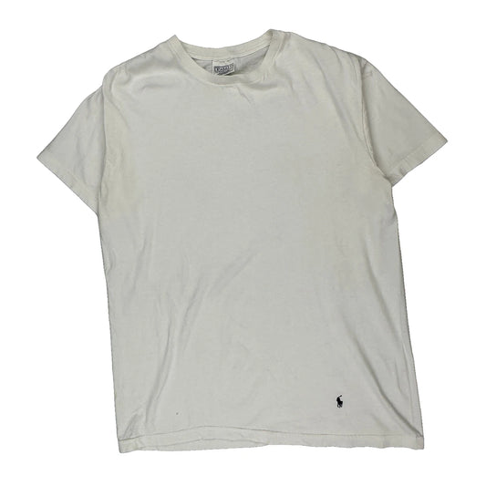 Polo By Ralph Lauren T-Shirt - Large White Cotton