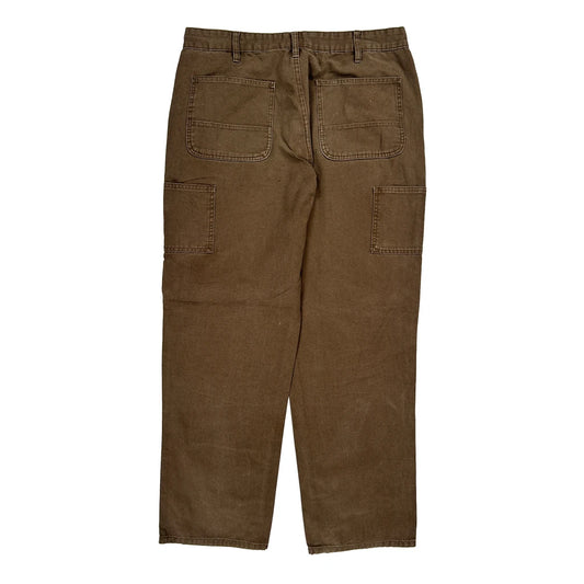 Unbranded Cargo Trousers - 36W 34L Brown Cotton