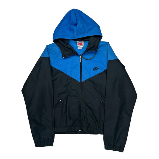 Vintage Nike Windbreaker - Medium Black Polyester