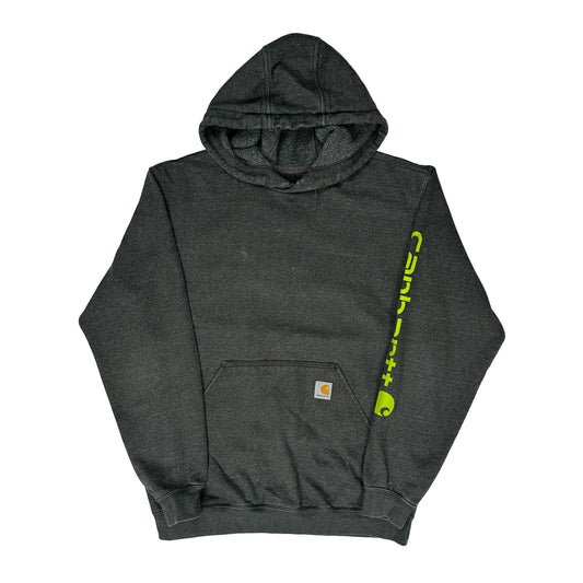Carhartt Hoodie - Medium Grey Cotton Blend