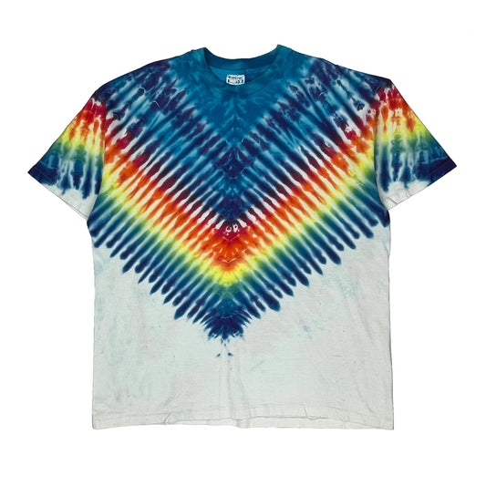 Hanes Single Stitch T-Shirt - 2XL Multicoloured Cotton