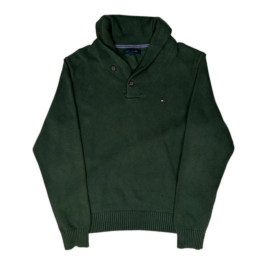 Vintage Tommy Hilfiger Jumper - XL Green Knitted