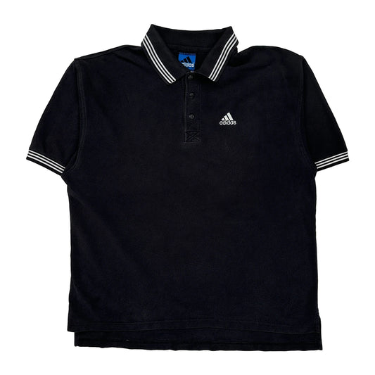 Adidas Polo Shirt - XL Black Cotton