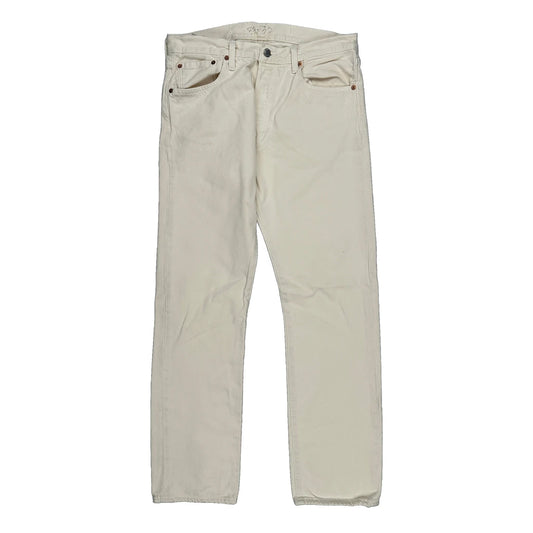 Levis Jeans - 33W 32L White Cotton