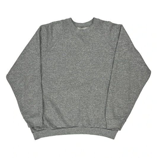 Unbranded Sweatshirt - XL Grey Cotton Blend