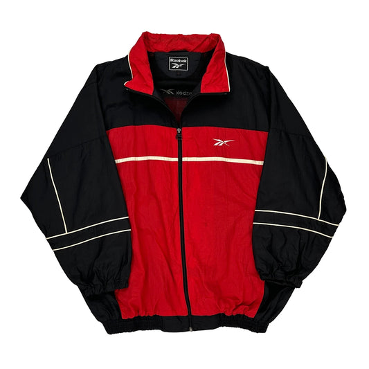 Reebok Jacket - Large Black Polyester