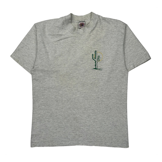 I Survived '95 Fruit Of The Loom Graphic T-Shirt - Large Grey Cotton