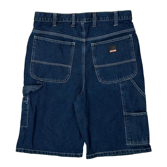Unbranded Denim Shorts - 32W 11L Blue Cotton