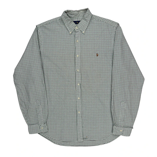 Vintage Ralph Lauren Checked Shirt - XL Green Cotton