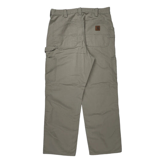Carhartt Carpenter Trousers - 31W 30L Khaki Cotton