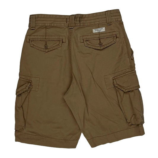 Vintage Polo By Ralph Lauren Cargo Shorts - 32W 9L Brown Cotton