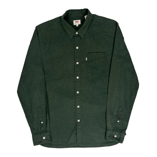 Levis Slim Fit Shirt - Medium Green Cotton