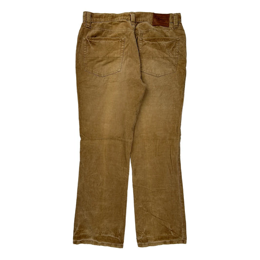 Polo By Ralph Lauren Cord Trousers - 34″ Waist Brown Corduroy