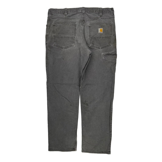 Carhartt Carpenter Trousers - 34W 32L Grey Cotton