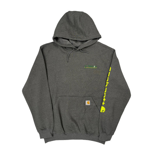 Vintage Carhartt Hoodie - Medium Gray Cotton Blend