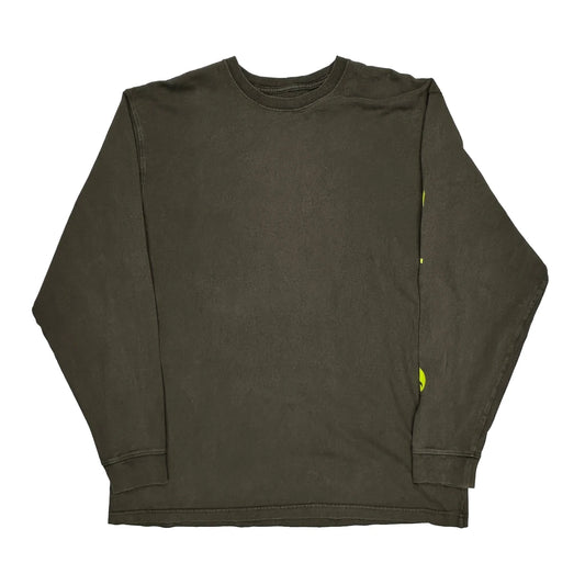 Carhartt Long Sleeve T-Shirt - Large Brown Cotton